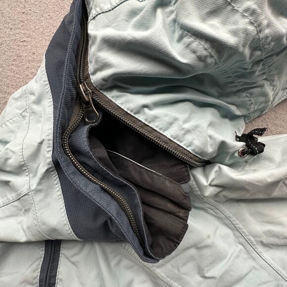 Vintage Volcom Snow Ski Jacket Womens Medium Blue Hooded Full Zip Pockets Hood - Picture 6 of 16